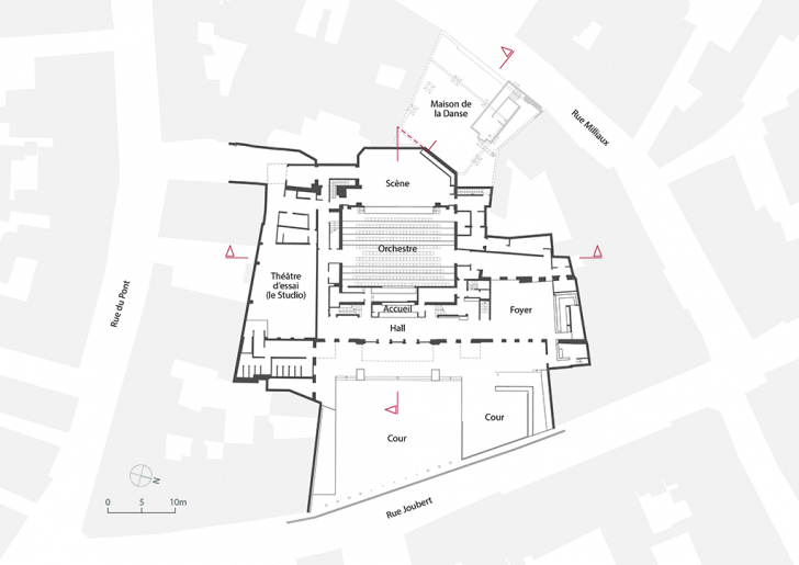  maison du peuple théâtre © Aline Thomas / Région Bourgogne-Franche-Comté, Inventaire du patrimoine - 2024