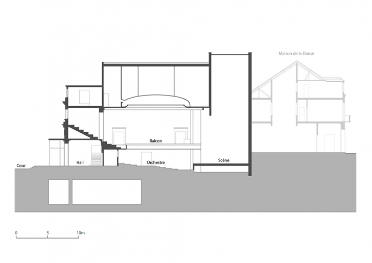  maison du peuple théâtre © Aline Thomas / Région Bourgogne-Franche-Comté, Inventaire du patrimoine - 2024