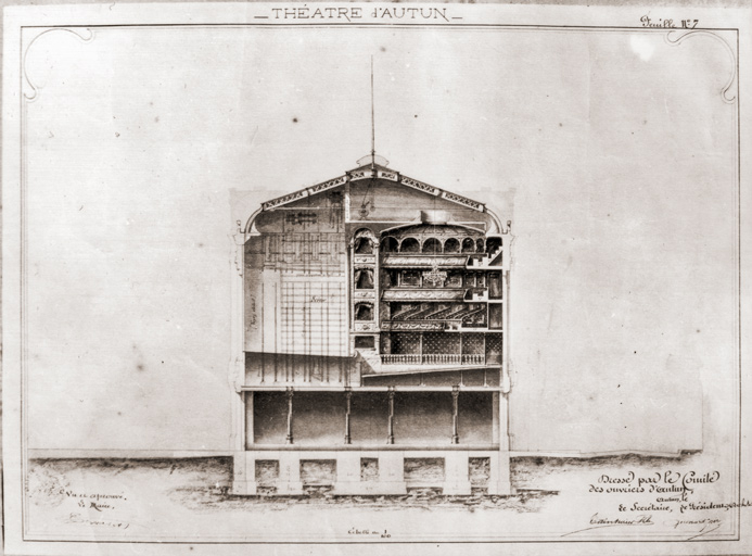  théâtre halle © Laurent Poupard / Région Bourgogne-Franche-Comté, Inventaire du patrimoine - 2025