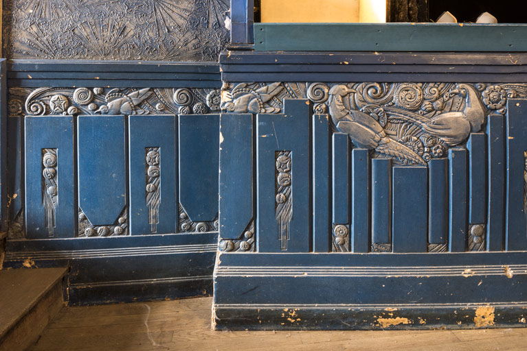  lambris d'appui garniture architecturale © Pierre-Marie Barbe-Richaud / Région Bourgogne-Franche-Comté, Inventaire du patrimoine - 2025