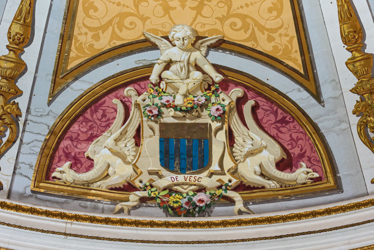  peinture monumentale armoiries © Pierre-Marie Barbe-Richaud / Région Bourgogne-Franche-Comté, Inventaire du patrimoine - 2025