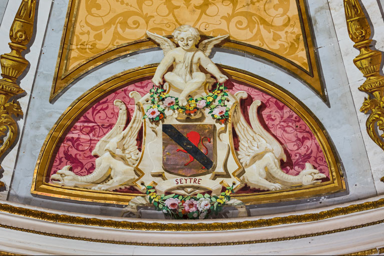  peinture monumentale armoiries © Pierre-Marie Barbe-Richaud / Région Bourgogne-Franche-Comté, Inventaire du patrimoine - 2025