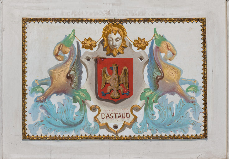  peinture monumentale armoiries © Pierre-Marie Barbe-Richaud / Région Bourgogne-Franche-Comté, Inventaire du patrimoine - 2025