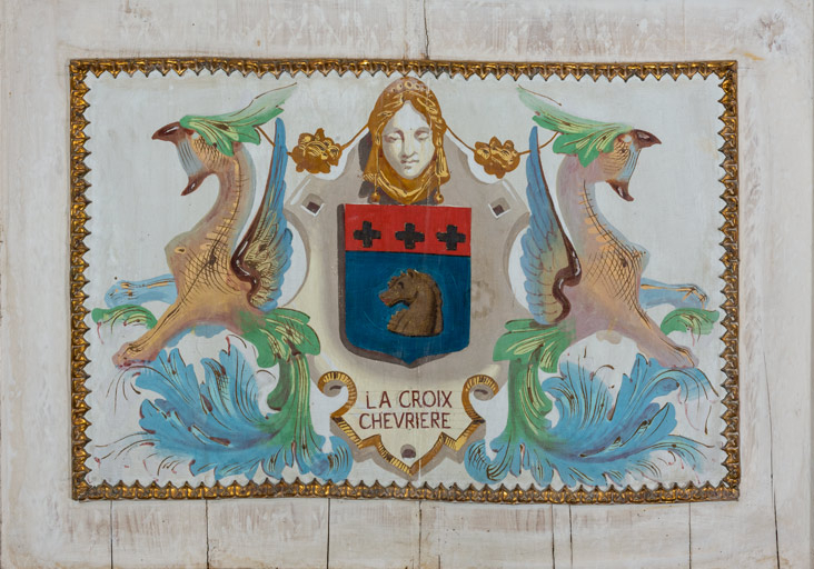  peinture monumentale armoiries © Pierre-Marie Barbe-Richaud / Région Bourgogne-Franche-Comté, Inventaire du patrimoine - 2025