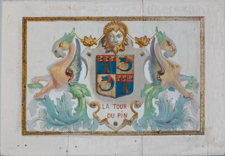  peinture monumentale armoiries © Pierre-Marie Barbe-Richaud / Région Bourgogne-Franche-Comté, Inventaire du patrimoine - 2025