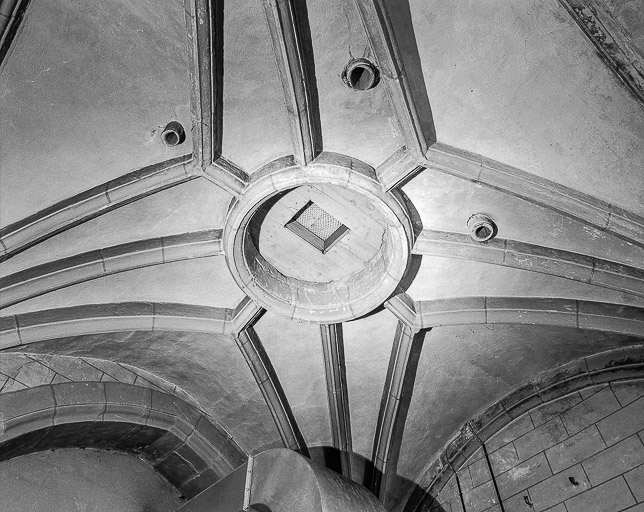 Détail de la voûte. © Yves Sancey / Région Bourgogne-Franche-Comté, Inventaire du patrimoine - 1974