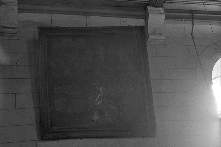 Tableau représentant le Lavement des pieds, XIXe siècles : vue de face © Guy Forestier / Région Bourgogne-Franche-Comté, Inventaire du patrimoine - 1974