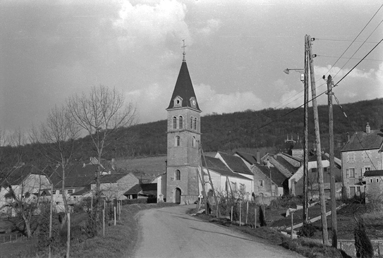 Vue de situation. © Guy Forestier / Région Bourgogne-Franche-Comté, Inventaire du patrimoine - 1974