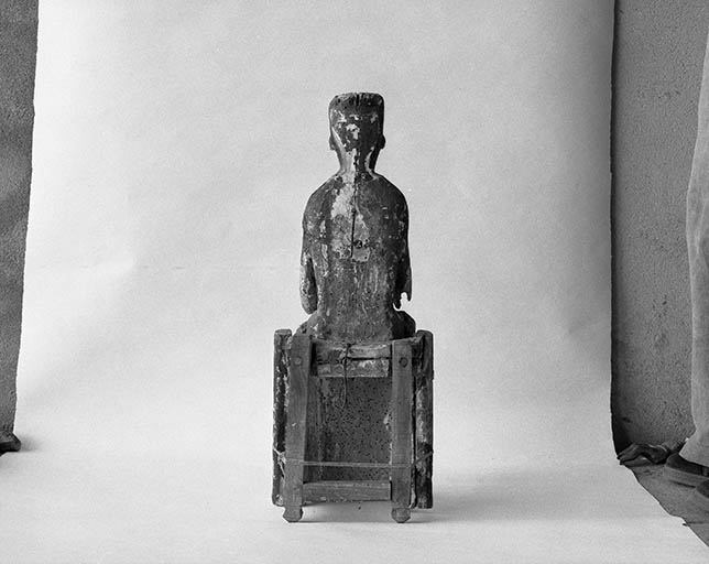 Vierge à l'Enfant : sans vêtement, revers. © Yves Sancey / Région Bourgogne-Franche-Comté, Inventaire du patrimoine - 1975