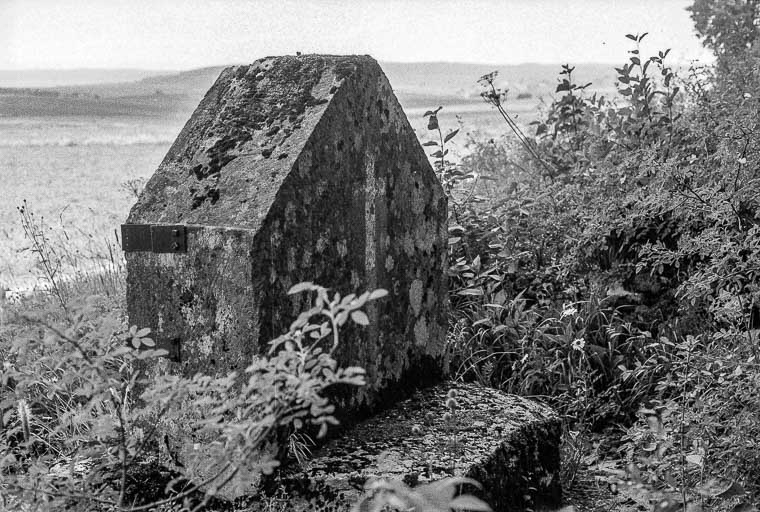Face postérieure. © Gilbert Poinsot / Région Bourgogne-Franche-Comté, Inventaire du patrimoine - 1975
