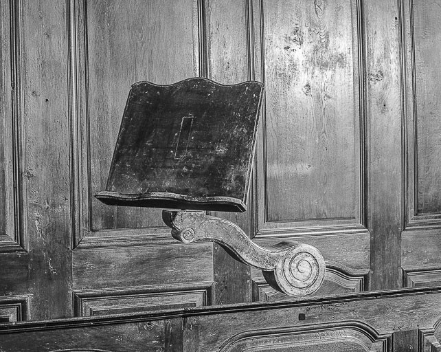 Lutrin. © Yves Sancey / Région Bourgogne-Franche-Comté, Inventaire du patrimoine - 1975