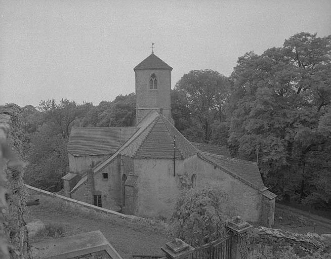 Vue générale depuis le château. © Yves Sancey / Région Bourgogne-Franche-Comté, Inventaire du patrimoine - 1975