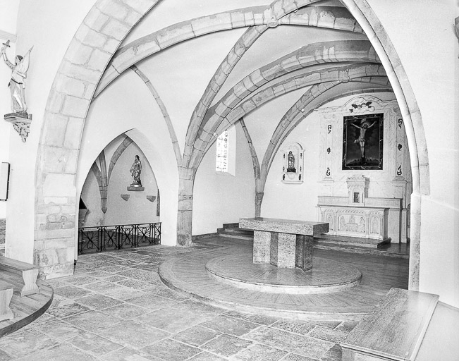 Choeur : élévation gauche. © Yves Sancey / Région Bourgogne-Franche-Comté, Inventaire du patrimoine - 1975