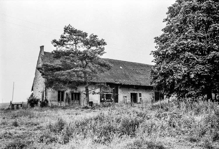 Ferme cadastrée 1969 AL 20  : façade antérieure. © Guy Forestier / Région Bourgogne-Franche-Comté, Inventaire du patrimoine - 1975