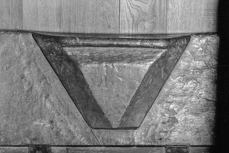 Stalles sud, n° 15, miséricorde. © Yves Sancey / Région Bourgogne-Franche-Comté, Inventaire du patrimoine - 1975