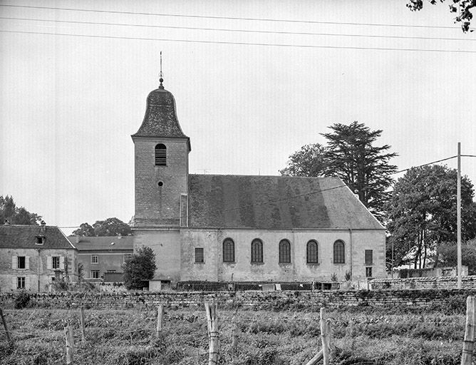 Face latérale droite. © Yves Sancey / Région Bourgogne-Franche-Comté, Inventaire du patrimoine - 1975