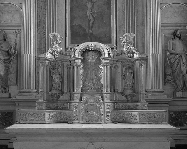 Vue d'ensemble tabernacle tournant fermé. © Yves Sancey / Région Bourgogne-Franche-Comté, Inventaire du patrimoine - 1975
