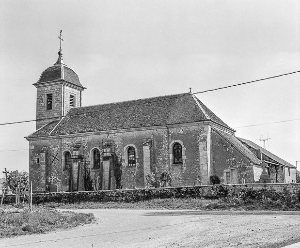 Faces postérieure et  latérale droite. © Yves Sancey / Région Bourgogne-Franche-Comté, Inventaire du patrimoine - 1976