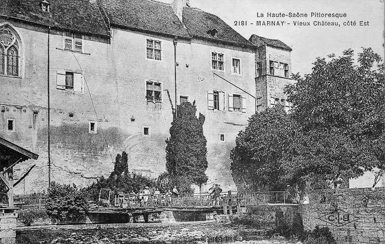 La Haute-Saône pittoresque - 2181 - MARNAY - Vieux Château, côté Est © Yves  Sancey (reproduction) / Région Bourgogne-Franche-Comté, Inventaire du patrimoine - 1976