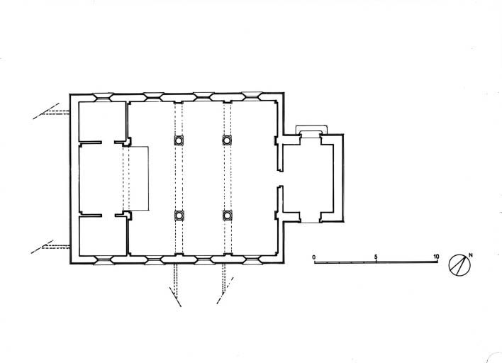 Plan au sol. © Yves Sancey / Région Bourgogne-Franche-Comté, Inventaire du patrimoine - 1977