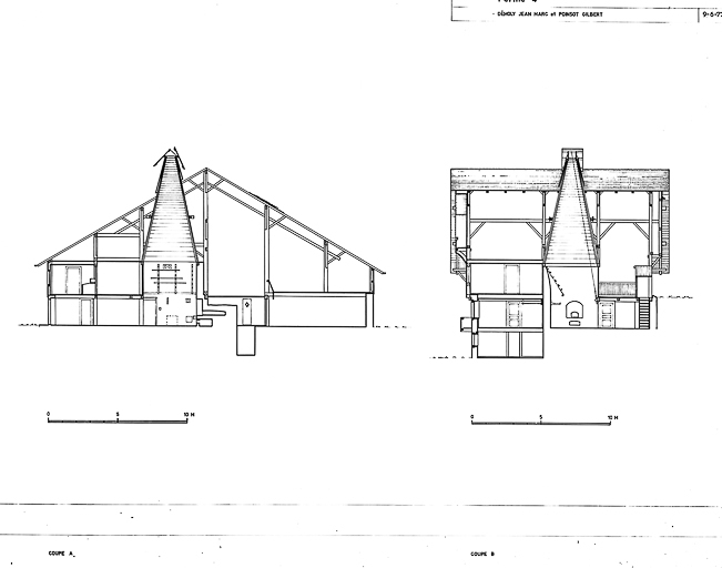 Coupes. © Yves Sancey / Région Bourgogne-Franche-Comté, Inventaire du patrimoine - 1977 Coupes. © Yves Sancey / Région Bourgogne-Franche-Comté, Inventaire du patrimoine - 1977