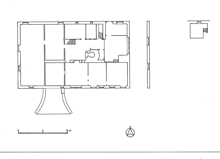 Plan au sol. © Yves Sancey / Région Bourgogne-Franche-Comté, Inventaire du patrimoine - 1977