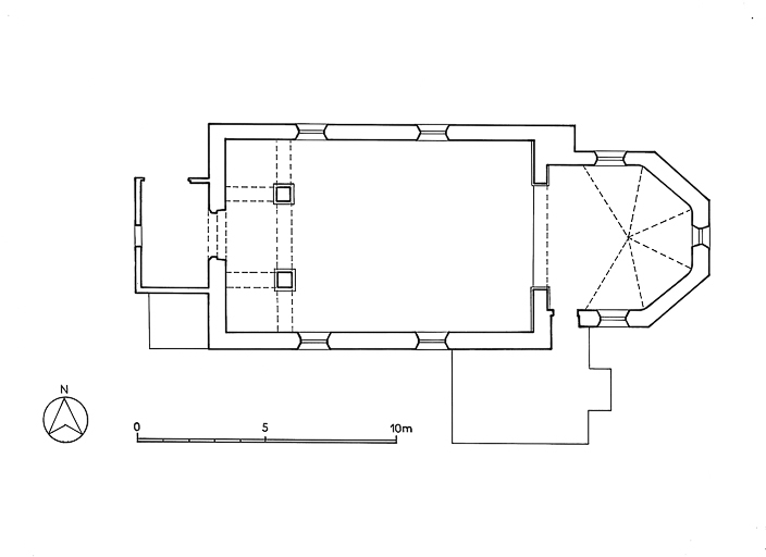 Plan au sol. © Yves Sancey / Région Bourgogne-Franche-Comté, Inventaire du patrimoine - 1977