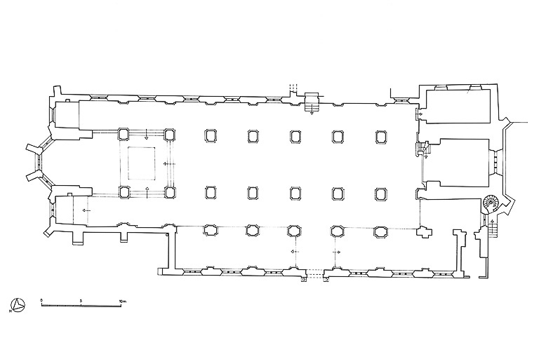 Plan au sol. © Yves Sancey / Région Bourgogne-Franche-Comté, Inventaire du patrimoine - 1977