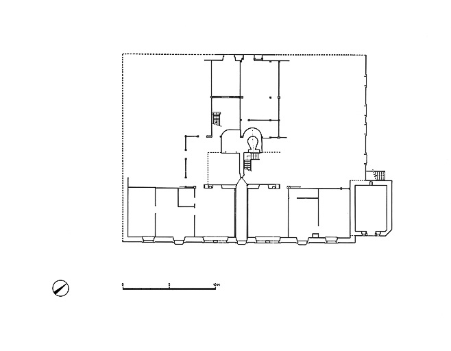 Plan au sol. © Yves Sancey / Région Bourgogne-Franche-Comté, Inventaire du patrimoine - 1977 Plan au sol. © Yves Sancey / Région Bourgogne-Franche-Comté, Inventaire du patrimoine - 1977