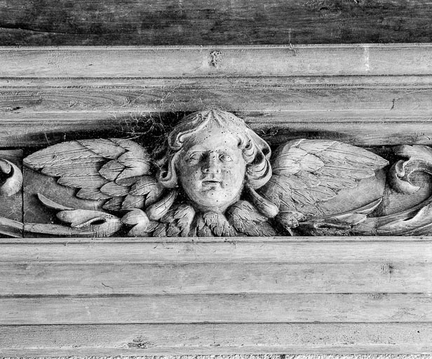 Détail de la frise. © Yves Sancey / Région Bourgogne-Franche-Comté, Inventaire du patrimoine - 1977