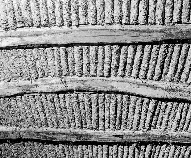 Détail du plafond de la cave. © Bernard Lardière / Région Bourgogne-Franche-Comté, Inventaire du patrimoine - 1977