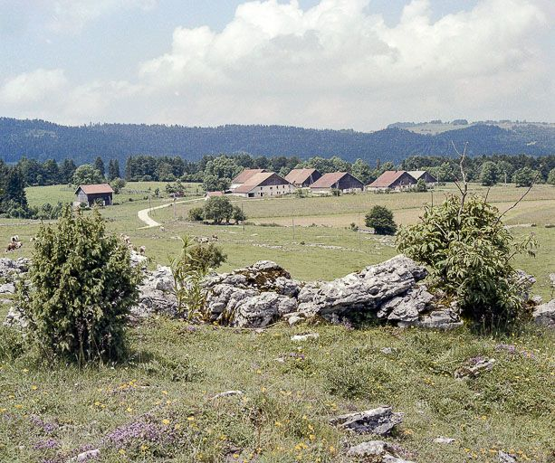 Vue du lieudit A Bassignet. © Yves Sancey / Région Bourgogne-Franche-Comté, Inventaire du patrimoine - 1978
