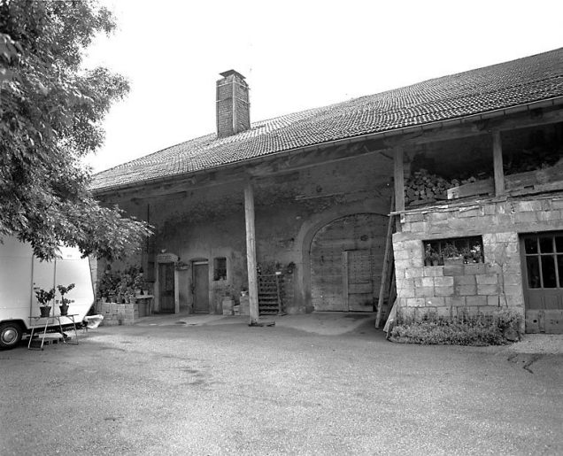 Détail du mur goutterot. © Yves Sancey / Région Bourgogne-Franche-Comté, Inventaire du patrimoine - 1978