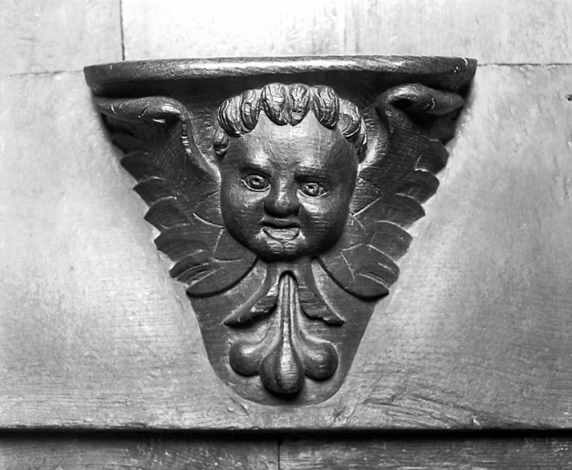 Miséricorde de la stalle basse nord n° 4. © Yves Sancey / Région Bourgogne-Franche-Comté, Inventaire du patrimoine - 1978