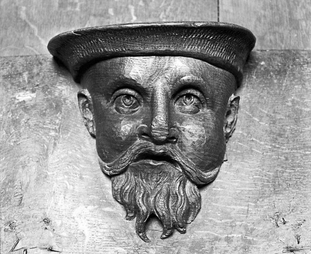 Miséricorde de la stalle haute nord n° 4. © Yves Sancey / Région Bourgogne-Franche-Comté, Inventaire du patrimoine - 1978