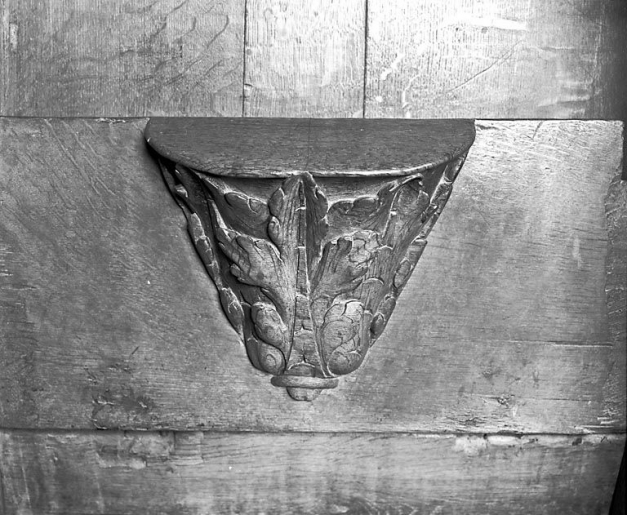 Miséricorde de la stalle haute nord n° 6. © Yves Sancey / Région Bourgogne-Franche-Comté, Inventaire du patrimoine - 1978