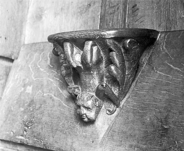 Miséricorde de la stalle haute nord n° 12. © Yves Sancey / Région Bourgogne-Franche-Comté, Inventaire du patrimoine - 1978