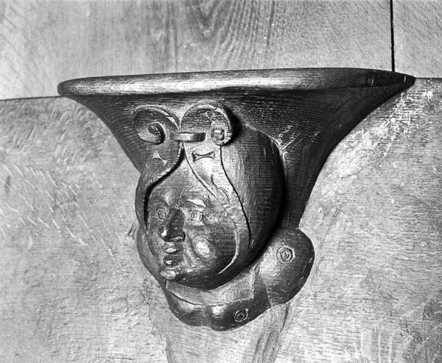 Miséricorde de la stalle haute sud n° 2. © Yves Sancey / Région Bourgogne-Franche-Comté, Inventaire du patrimoine - 1978