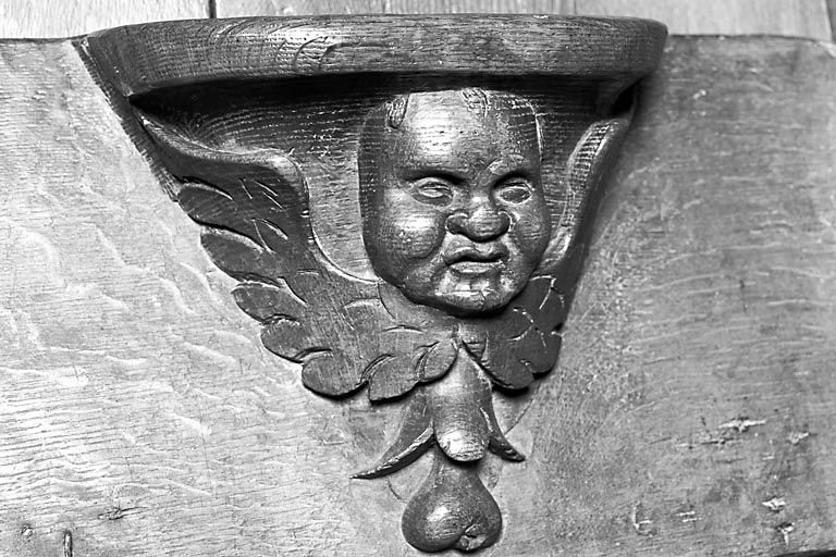 Miséricorde de la stalle haute sud n° 7. © Yves Sancey / Région Bourgogne-Franche-Comté, Inventaire du patrimoine - 1978