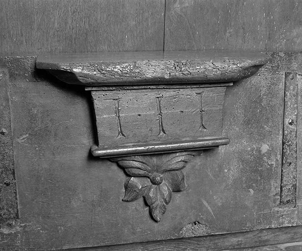 Détail : miséricorde côté nord n° 3. © Yves Sancey / Région Bourgogne-Franche-Comté, Inventaire du patrimoine - 1979