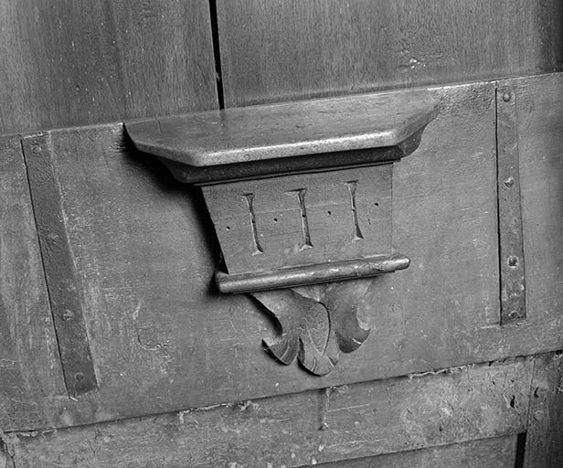 Détail : miséricorde côté sud n° 4. © Yves Sancey / Région Bourgogne-Franche-Comté, Inventaire du patrimoine - 1979