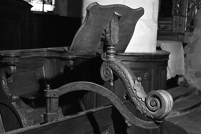 Vue générale d'un lutrin. © Yves Sancey / Région Bourgogne-Franche-Comté, Inventaire du patrimoine - 1979