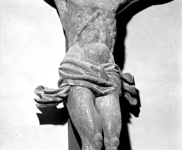 Détail du périzonium. © Yves Sancey / Région Bourgogne-Franche-Comté, Inventaire du patrimoine - 1979