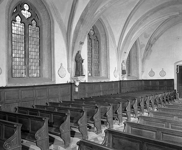La nef depuis le transept nord. © Yves Sancey / Région Bourgogne-Franche-Comté, Inventaire du patrimoine - 1979