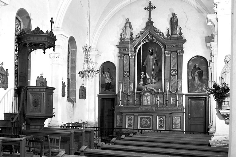 Vue intérieure. © Dominique Dominguez / Région Bourgogne-Franche-Comté, Inventaire du patrimoine - 1979