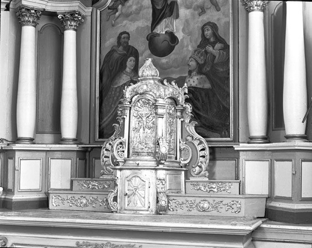Le tabernacle fermé. © Yves Sancey / Région Bourgogne-Franche-Comté, Inventaire du patrimoine - 1979