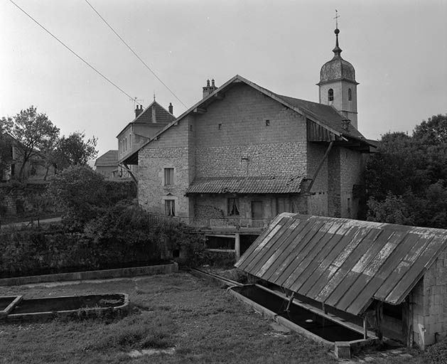 Elévation du logis. © Yves Sancey / Région Bourgogne-Franche-Comté, Inventaire du patrimoine - 1980