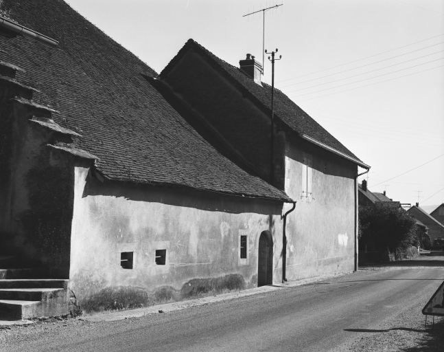 Elévation sur la rue. © Yves Sancey / Région Bourgogne-Franche-Comté, Inventaire du patrimoine - 1980