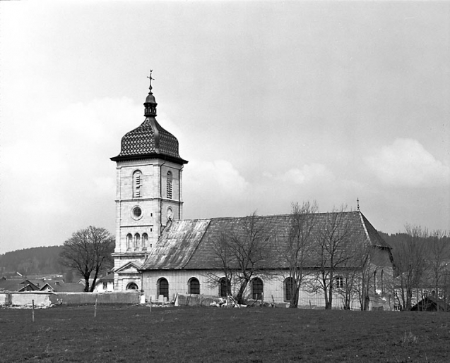 Vue de la façade sud. © Yves Sancey / Région Bourgogne-Franche-Comté, Inventaire du patrimoine - 1981