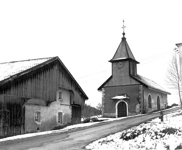 Vue de la façade occidentale. © Yves Sancey / Région Bourgogne-Franche-Comté, Inventaire du patrimoine - 1981